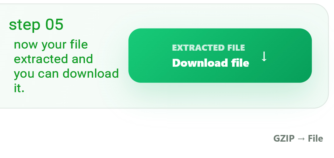 Download the original file extracted from a GZIP archive